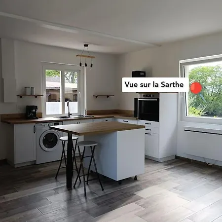 La Passerelle ,montreuil ,le Mans Prázdninový dům